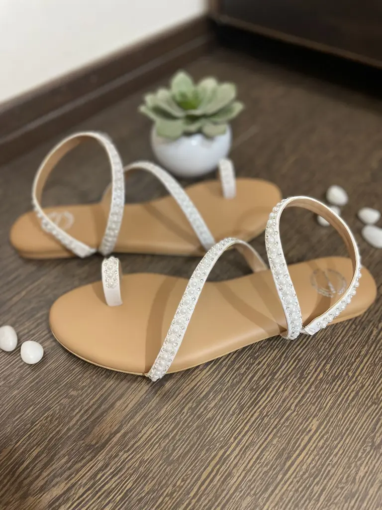 White Embroidered Flats_Side.webp