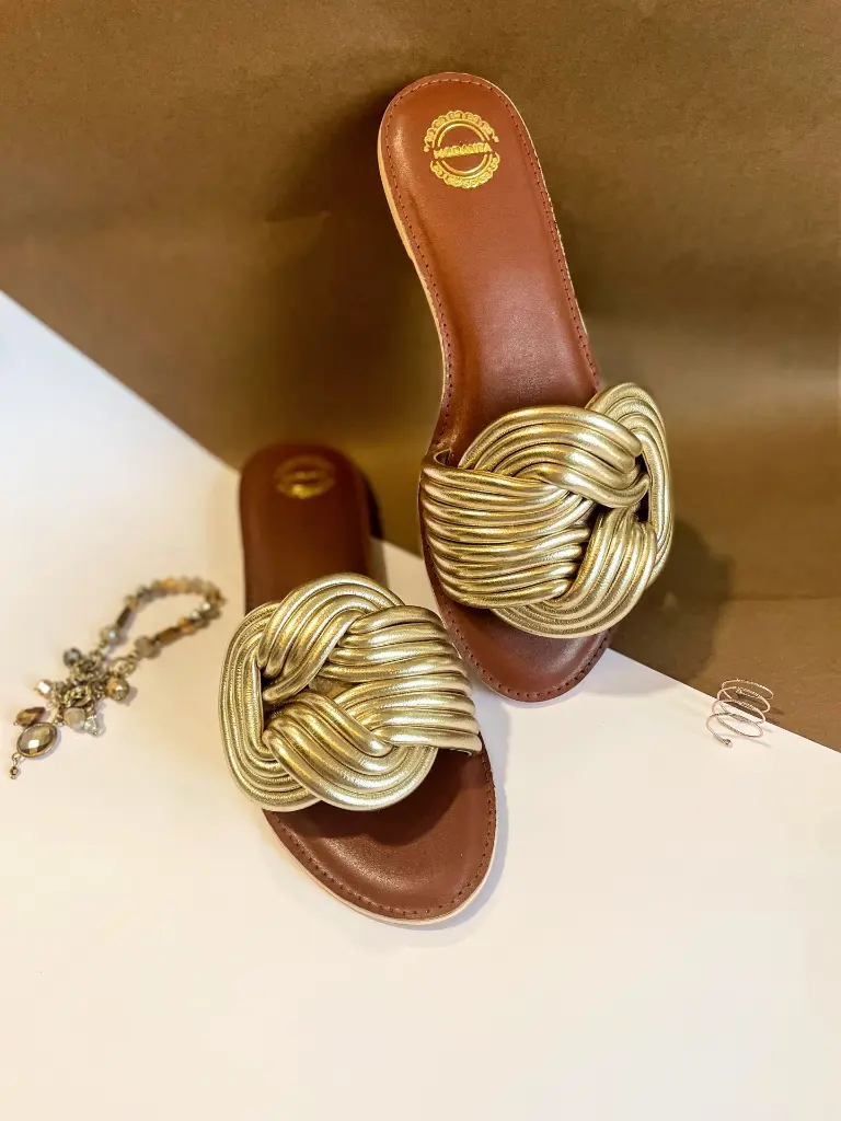 Gold Infinity Flats_Front.webp