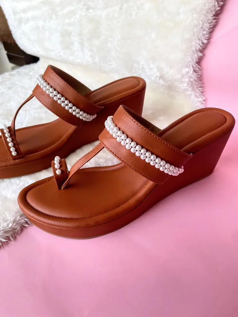 Tan Pearl Wedges_Angular.webp
