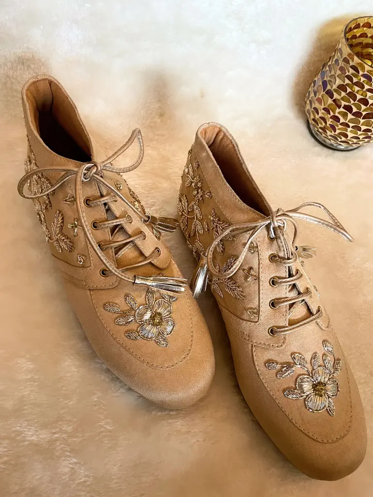 Gold Embroidered Sneakers_Top.webp