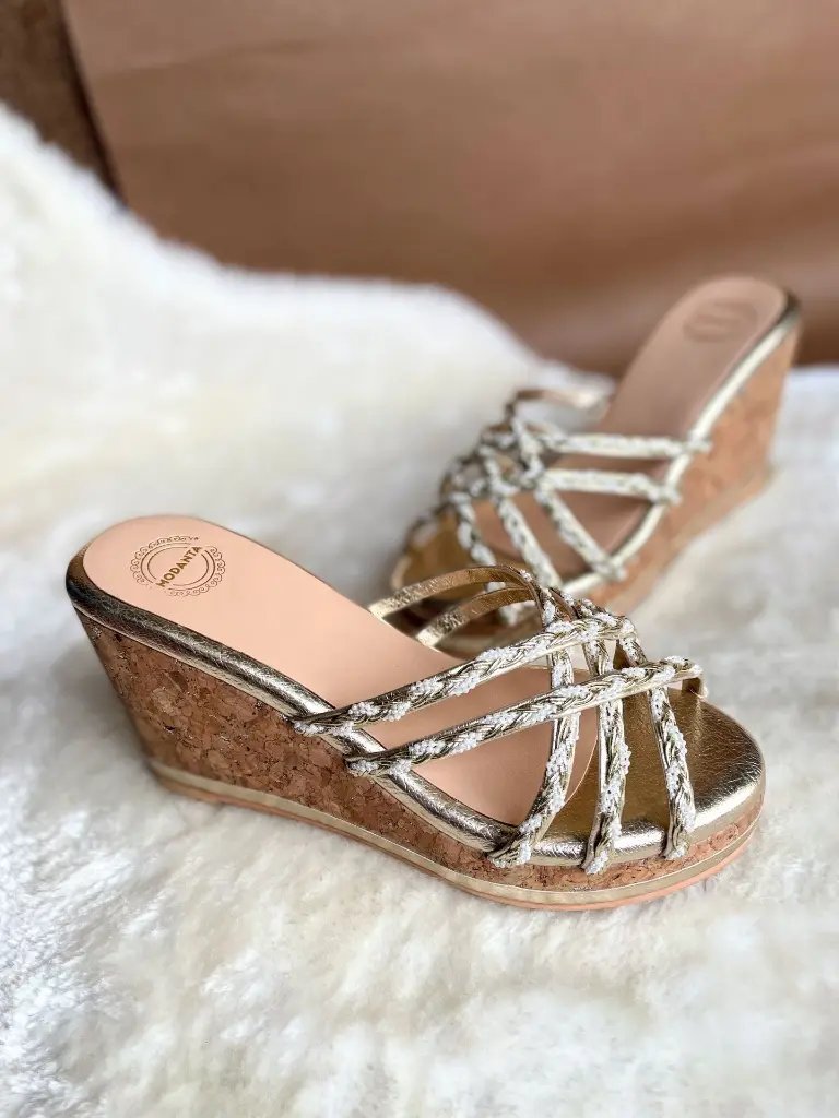 Gold Lace Wedges_Heel.webp