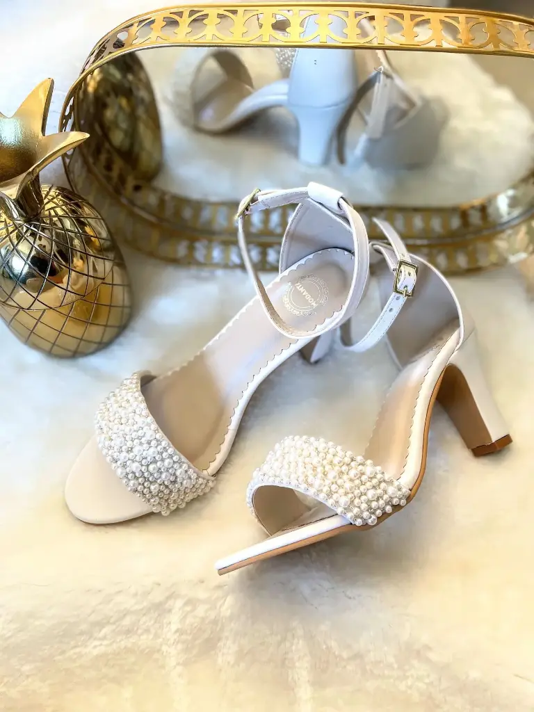 Pearl Strap Heels