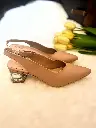 Nude Diamond Pumps