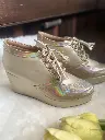 Rainbow Sneaker Wedges