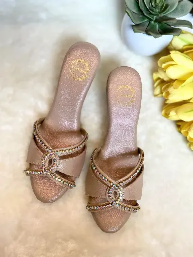 Diamond Beige Wedges