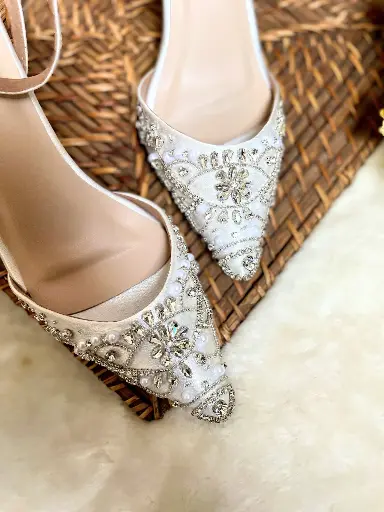 White Diamond Pumps